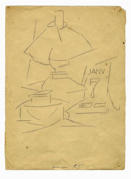 Lotto composto di 7 disegni futuristi.  - Asta Arte Antica, Moderna e Contemporanea - Associazione Nazionale - Case d'Asta italiane