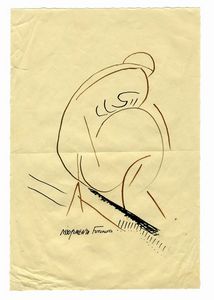 Lotto composto di 5 disegni.  - Asta Arte Antica, Moderna e Contemporanea - Associazione Nazionale - Case d'Asta italiane