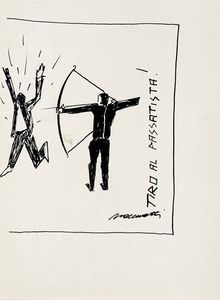 NERINO NANNETTI (NERI) - Lotto composto di 9 disegni.