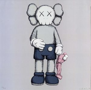 KAWS [PSEUD. DI DONNELLY BRIAN] - Lotto composto di 3 piccoli manifesti.