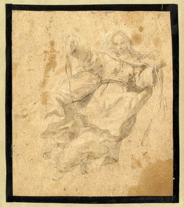 GIOVANNI ANDREA DONDUCCI (DETTO IL MASTELLETTA) - Studio per Madonna della cintola.