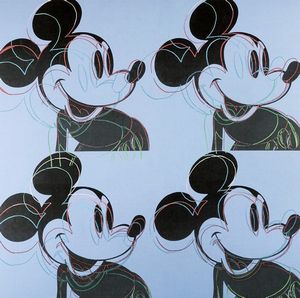 Andy Warhol - Quadrant Mickey Mouse.