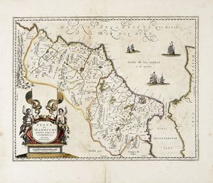 Willem Janszoon Blaeu - Fezzae et Marocchi Regna Africae Celeberrima, describebat, Abrah. Ortelius.