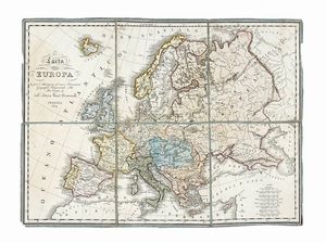 EUSBE GIRAULT DE SAINT-FARGEAU : Carte routiere de la France Dedie aux souscripteurs du Guide pittoresque.  - Asta Arte Antica, Moderna e Contemporanea - Associazione Nazionale - Case d'Asta italiane