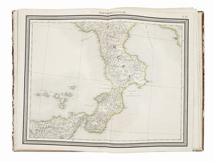 PHILIPPE MARIE GUILLAUME VANDERMAELEN : Carte de l'Italie, comprenant le Royaume des deux Siciles les Etats de l Eglise, la Toscane, le Lombard-Vnitien, les Etats Sardes les Duchs de Parme,plaisance Modne,Massa-Carrara, San Marino et l'Ile de Corse.  - Asta Arte Antica, Moderna e Contemporanea - Associazione Nazionale - Case d'Asta italiane