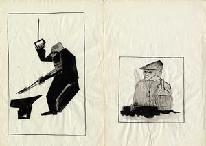 Lotto composto di 24 disegni.  - Asta Arte Antica, Moderna e Contemporanea - Associazione Nazionale - Case d'Asta italiane