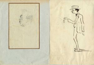 Lotto composto di 24 disegni.  - Asta Arte Antica, Moderna e Contemporanea - Associazione Nazionale - Case d'Asta italiane