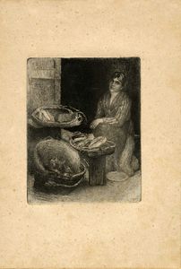 Alphons Hollaender : Lotto composto di 5 disegni e 3 incisioni.  - Asta Arte Antica, Moderna e Contemporanea - Associazione Nazionale - Case d'Asta italiane