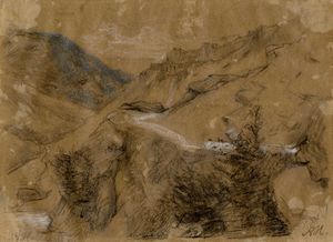 Alphons Hollaender : Lotto composto di 5 disegni e 3 incisioni.  - Asta Arte Antica, Moderna e Contemporanea - Associazione Nazionale - Case d'Asta italiane