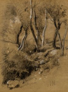 Alphons Hollaender : Lotto composto di 5 disegni e 3 incisioni.  - Asta Arte Antica, Moderna e Contemporanea - Associazione Nazionale - Case d'Asta italiane