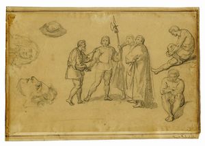 Giuseppe Sabatelli - Bozzetti preparatori.