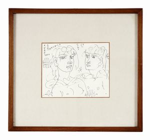 TONO ZANCANARO - Lotto composto di 2 disegni e 2 incisioni.