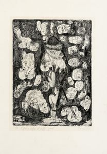 TONO ZANCANARO : Lotto composto di 2 disegni e 2 incisioni.  - Asta Arte Antica, Moderna e Contemporanea - Associazione Nazionale - Case d'Asta italiane