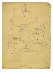 Lotto composto di 7 disegni futuristi.  - Asta Arte Antica, Moderna e Contemporanea - Associazione Nazionale - Case d'Asta italiane