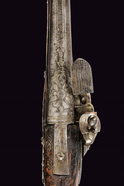 Pistola a pietra focaia  - Asta La Collezione di Armi Antiche di un Gentiluomo Californiano - Associazione Nazionale - Case d'Asta italiane