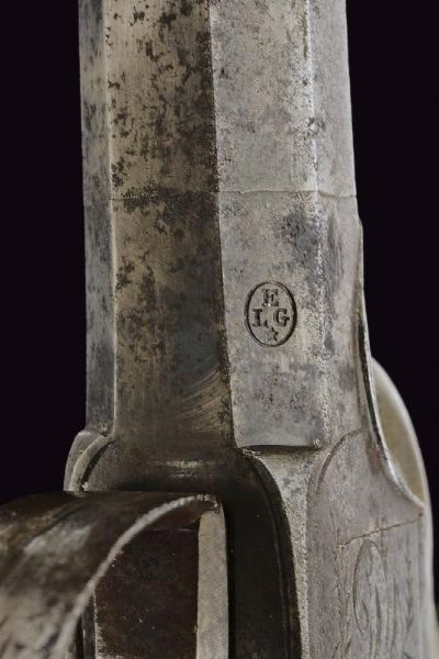 Pistola a luminello con baionetta a scatto  - Asta La Collezione di Armi Antiche di un Gentiluomo Californiano - Associazione Nazionale - Case d'Asta italiane