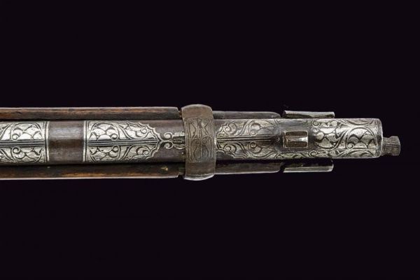 Fucile tipo Martini-Henry con decorazioni in oro e argento  - Asta La Collezione di Armi Antiche di un Gentiluomo Californiano - Associazione Nazionale - Case d'Asta italiane