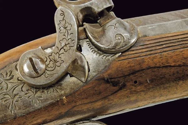 Pistola a luminello  - Asta La Collezione di Armi Antiche di un Gentiluomo Californiano - Associazione Nazionale - Case d'Asta italiane