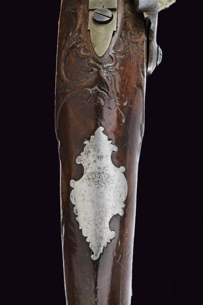 Pistola ridotta a luminello di Christof Kuchenreuther  - Asta La Collezione di Armi Antiche di un Gentiluomo Californiano - Associazione Nazionale - Case d'Asta italiane