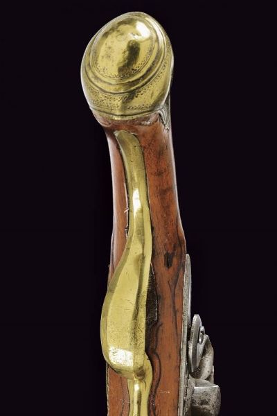 Pistola a pietra focaia  - Asta La Collezione di Armi Antiche di un Gentiluomo Californiano - Associazione Nazionale - Case d'Asta italiane