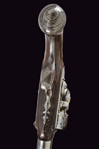 Pistola a pietra focaia a semi-retrocarica  - Asta La Collezione di Armi Antiche di un Gentiluomo Californiano - Associazione Nazionale - Case d'Asta italiane