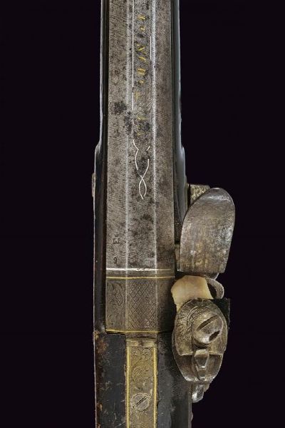 Bella pistola a pietra focaia di Laport Irmaos  - Asta La Collezione di Armi Antiche di un Gentiluomo Californiano - Associazione Nazionale - Case d'Asta italiane