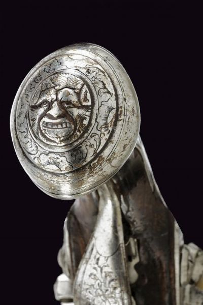 Pistola a pietra focaia a due canne di Bertrans  - Asta La Collezione di Armi Antiche di un Gentiluomo Californiano - Associazione Nazionale - Case d'Asta italiane