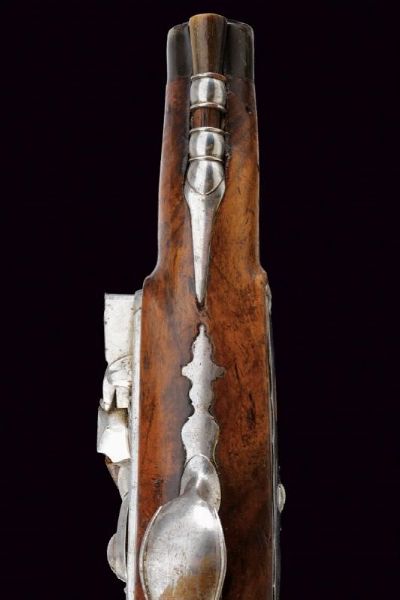 Interessante e raro paio di pistole a pietra focaia da viaggio per il mercato Polacco  - Asta La Collezione di Armi Antiche di un Gentiluomo Californiano - Associazione Nazionale - Case d'Asta italiane