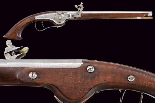 Pistola a ruota  - Asta La Collezione di Armi Antiche di un Gentiluomo Californiano - Associazione Nazionale - Case d'Asta italiane