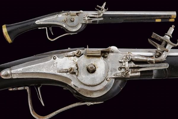 Pistola a ruota  - Asta La Collezione di Armi Antiche di un Gentiluomo Californiano - Associazione Nazionale - Case d'Asta italiane