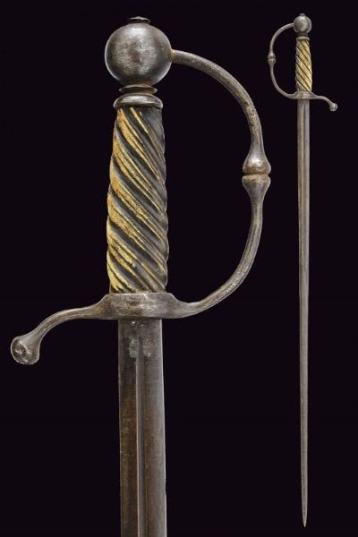 Spada composita  - Asta La Collezione di Armi Antiche di un Gentiluomo Californiano - Associazione Nazionale - Case d'Asta italiane