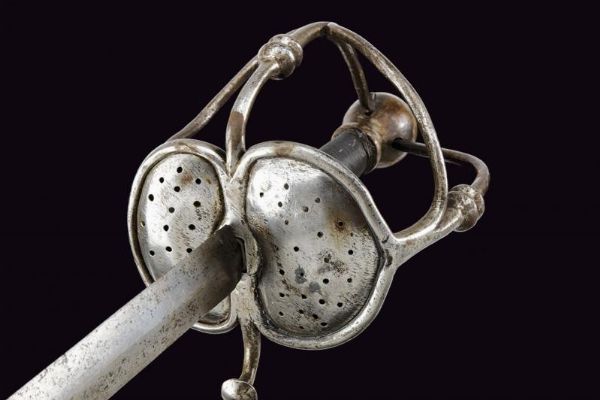 Spada alla vallona  - Asta La Collezione di Armi Antiche di un Gentiluomo Californiano - Associazione Nazionale - Case d'Asta italiane