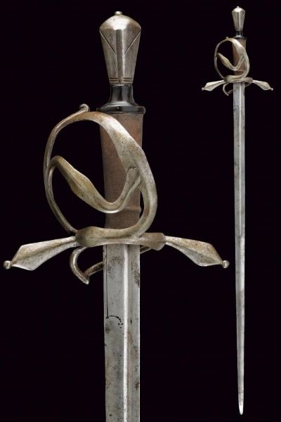 Spada da lato  - Asta La Collezione di Armi Antiche di un Gentiluomo Californiano - Associazione Nazionale - Case d'Asta italiane