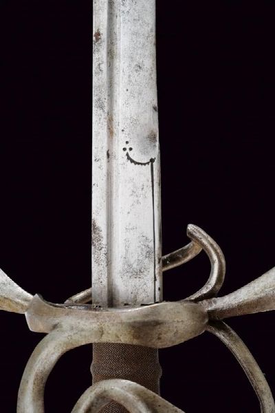 Spada da lato  - Asta La Collezione di Armi Antiche di un Gentiluomo Californiano - Associazione Nazionale - Case d'Asta italiane