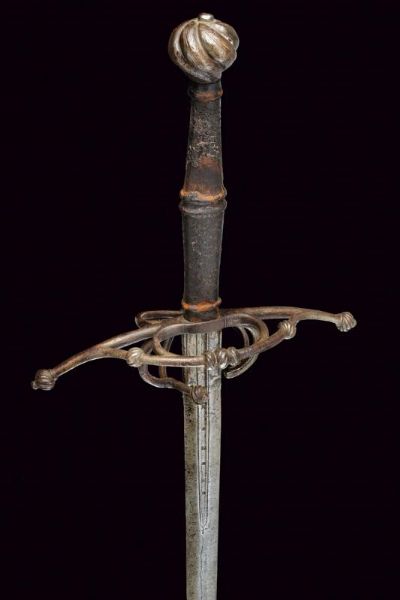 Spada bastarda a una mano e mezza  - Asta La Collezione di Armi Antiche di un Gentiluomo Californiano - Associazione Nazionale - Case d'Asta italiane