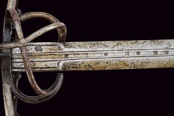 Spada bastarda a una mano e mezza  - Asta La Collezione di Armi Antiche di un Gentiluomo Californiano - Associazione Nazionale - Case d'Asta italiane
