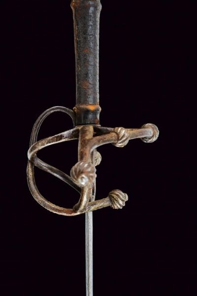 Spada bastarda a una mano e mezza  - Asta La Collezione di Armi Antiche di un Gentiluomo Californiano - Associazione Nazionale - Case d'Asta italiane