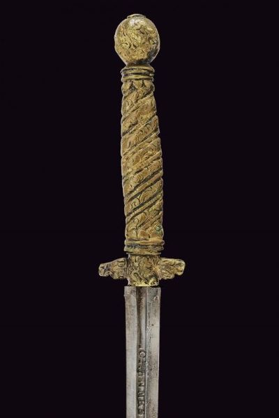 Stiletto  - Asta La Collezione di Armi Antiche di un Gentiluomo Californiano - Associazione Nazionale - Case d'Asta italiane