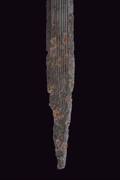 Raro pugnale celto-iberico dell'et del ferro  - Asta La Collezione di Armi Antiche di un Gentiluomo Californiano - Associazione Nazionale - Case d'Asta italiane