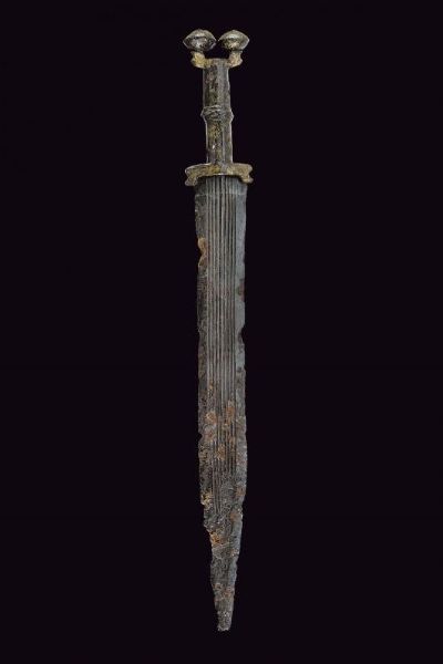 Raro pugnale celto-iberico dell'et del ferro  - Asta La Collezione di Armi Antiche di un Gentiluomo Californiano - Associazione Nazionale - Case d'Asta italiane