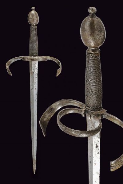 Pugnale a mano sinistra  - Asta La Collezione di Armi Antiche di un Gentiluomo Californiano - Associazione Nazionale - Case d'Asta italiane