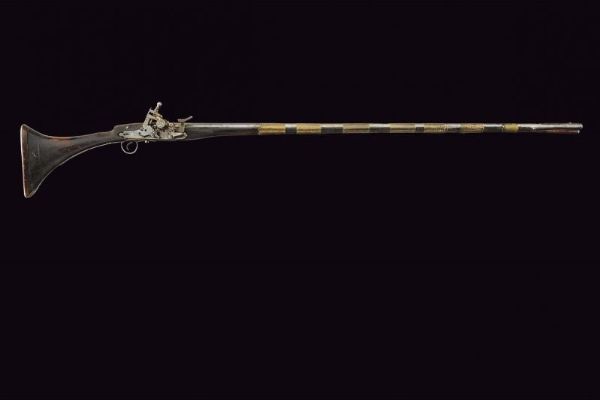 Moukala a pietra focaia  - Asta La Collezione di Armi Antiche di un Gentiluomo Californiano - Associazione Nazionale - Case d'Asta italiane