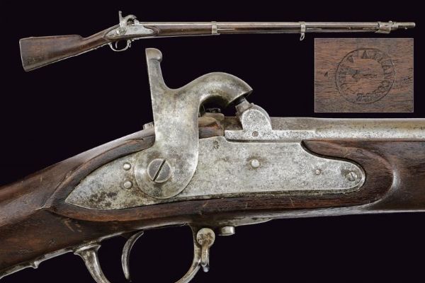 Fucile a luminello  - Asta La Collezione di Armi Antiche di un Gentiluomo Californiano - Associazione Nazionale - Case d'Asta italiane