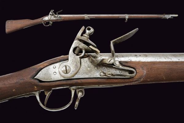 Fucile a pietra focaia da fanteria  - Asta La Collezione di Armi Antiche di un Gentiluomo Californiano - Associazione Nazionale - Case d'Asta italiane