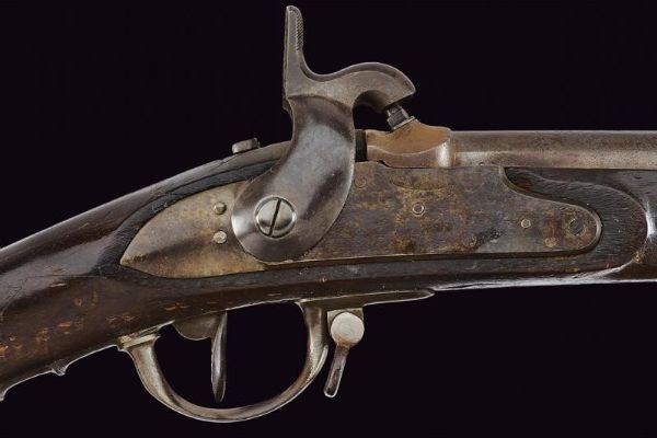 Fucile ridotto a luminello  - Asta La Collezione di Armi Antiche di un Gentiluomo Californiano - Associazione Nazionale - Case d'Asta italiane