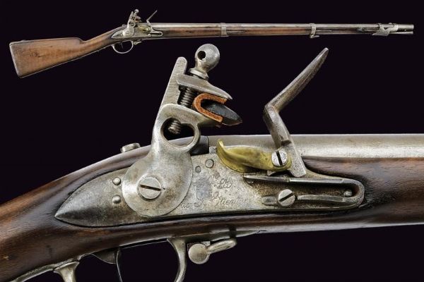 Fucile a pietra focaia  - Asta La Collezione di Armi Antiche di un Gentiluomo Californiano - Associazione Nazionale - Case d'Asta italiane