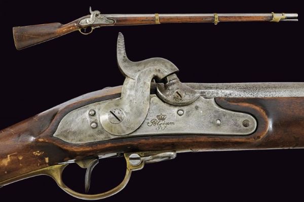 Fucile a luminello  - Asta La Collezione di Armi Antiche di un Gentiluomo Californiano - Associazione Nazionale - Case d'Asta italiane