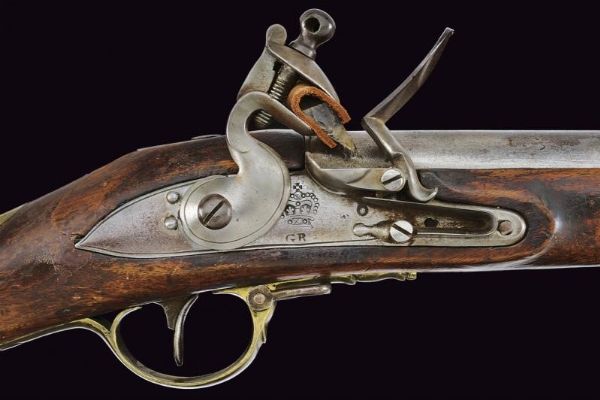 Fucile a pietra focaia  - Asta La Collezione di Armi Antiche di un Gentiluomo Californiano - Associazione Nazionale - Case d'Asta italiane