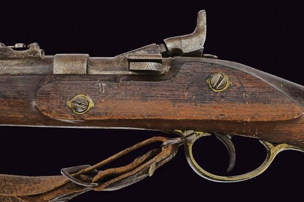 Fucile con sistema Snider-Enfield a retrocarica  - Asta La Collezione di Armi Antiche di un Gentiluomo Californiano - Associazione Nazionale - Case d'Asta italiane