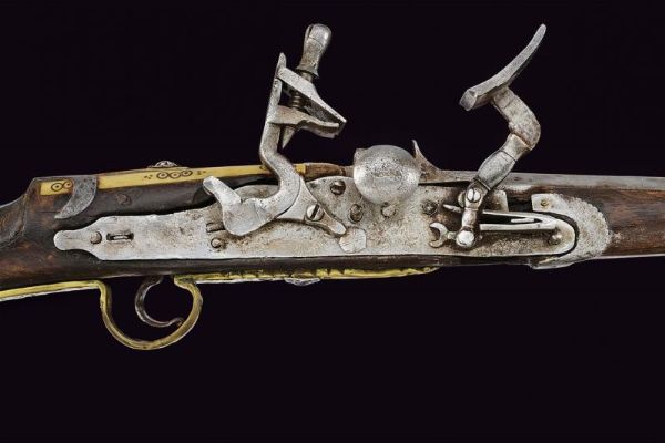 Moukala a pietra focaia  - Asta La Collezione di Armi Antiche di un Gentiluomo Californiano - Associazione Nazionale - Case d'Asta italiane